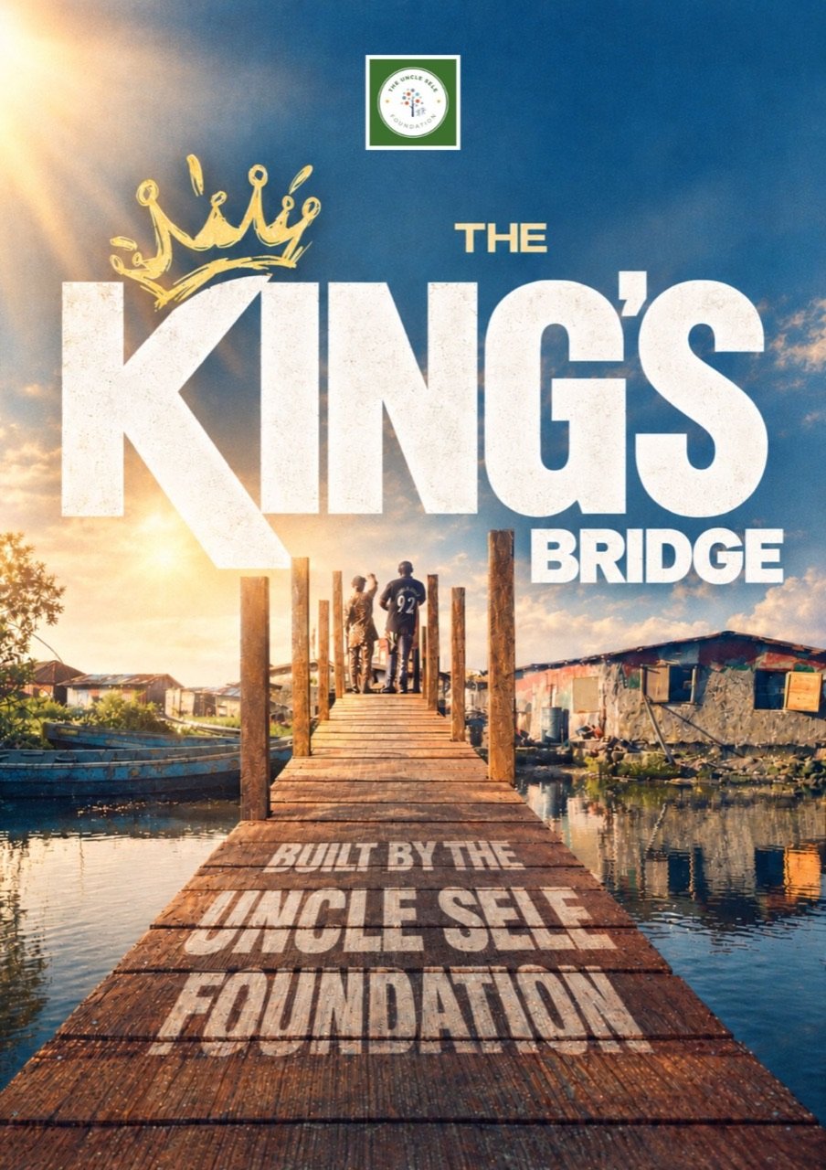 The King’s Bridge campaign artwork for Uncle Sele Foundation